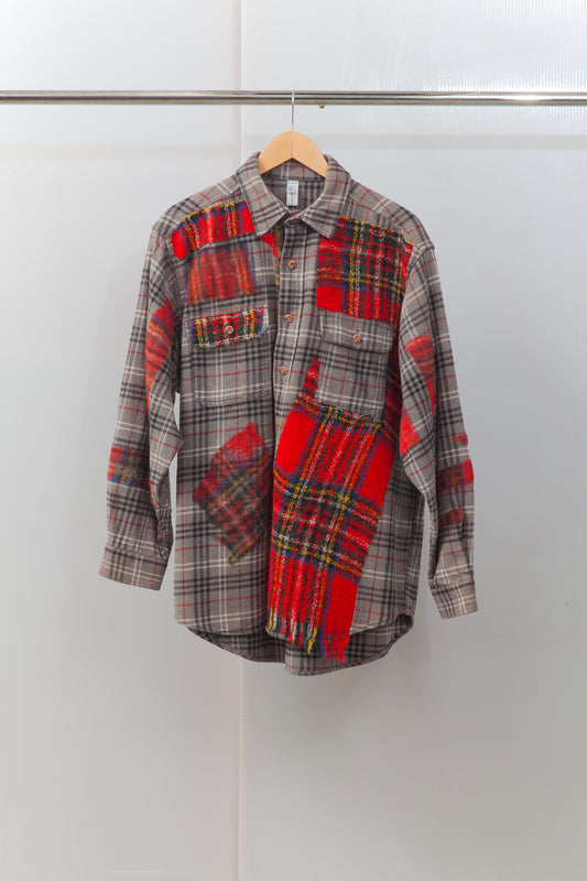 Men's Long Sleeve Button Up Shirt 040