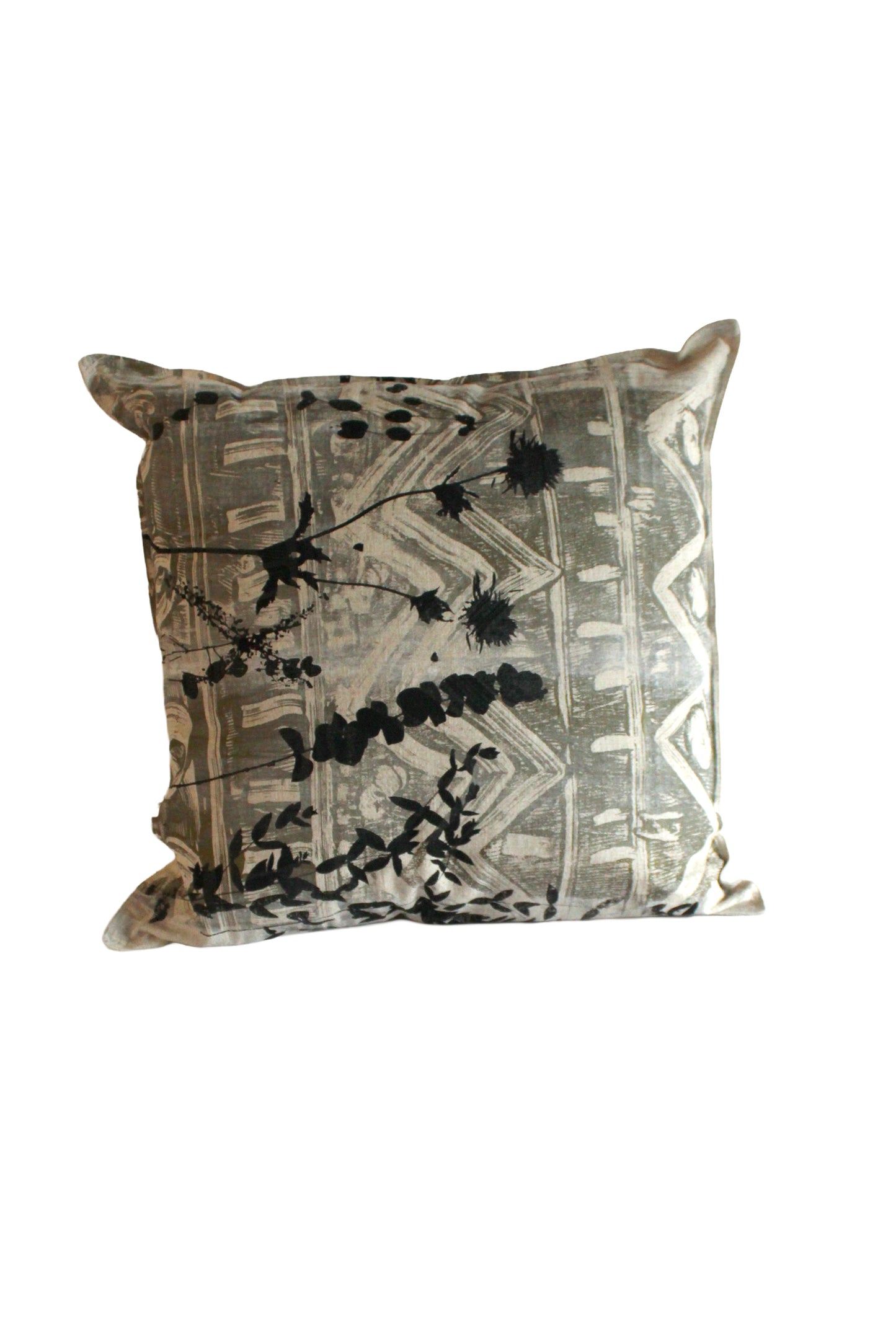 Pillow With Abstract Print