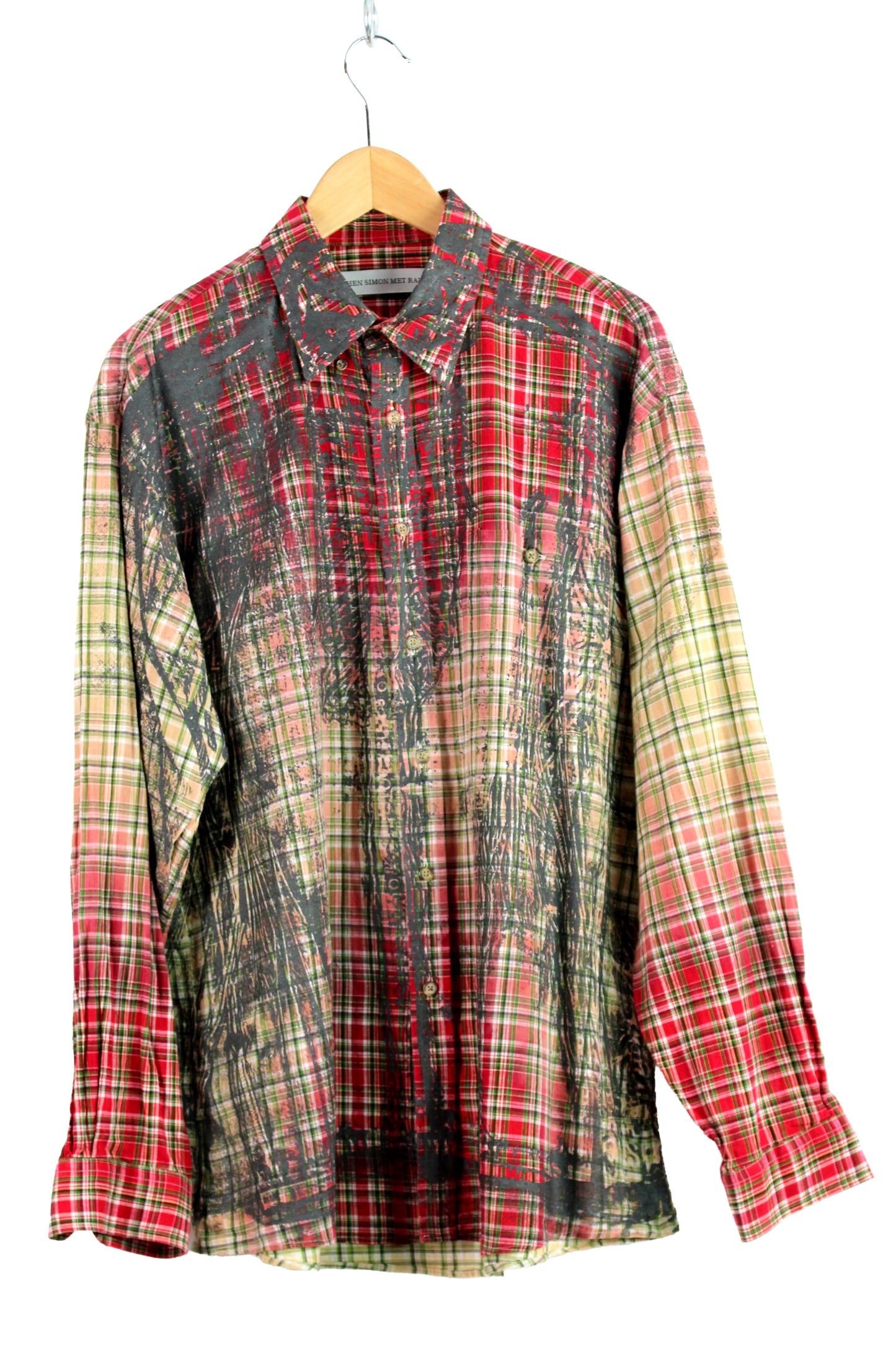 Men's Faded Plaid Shirt