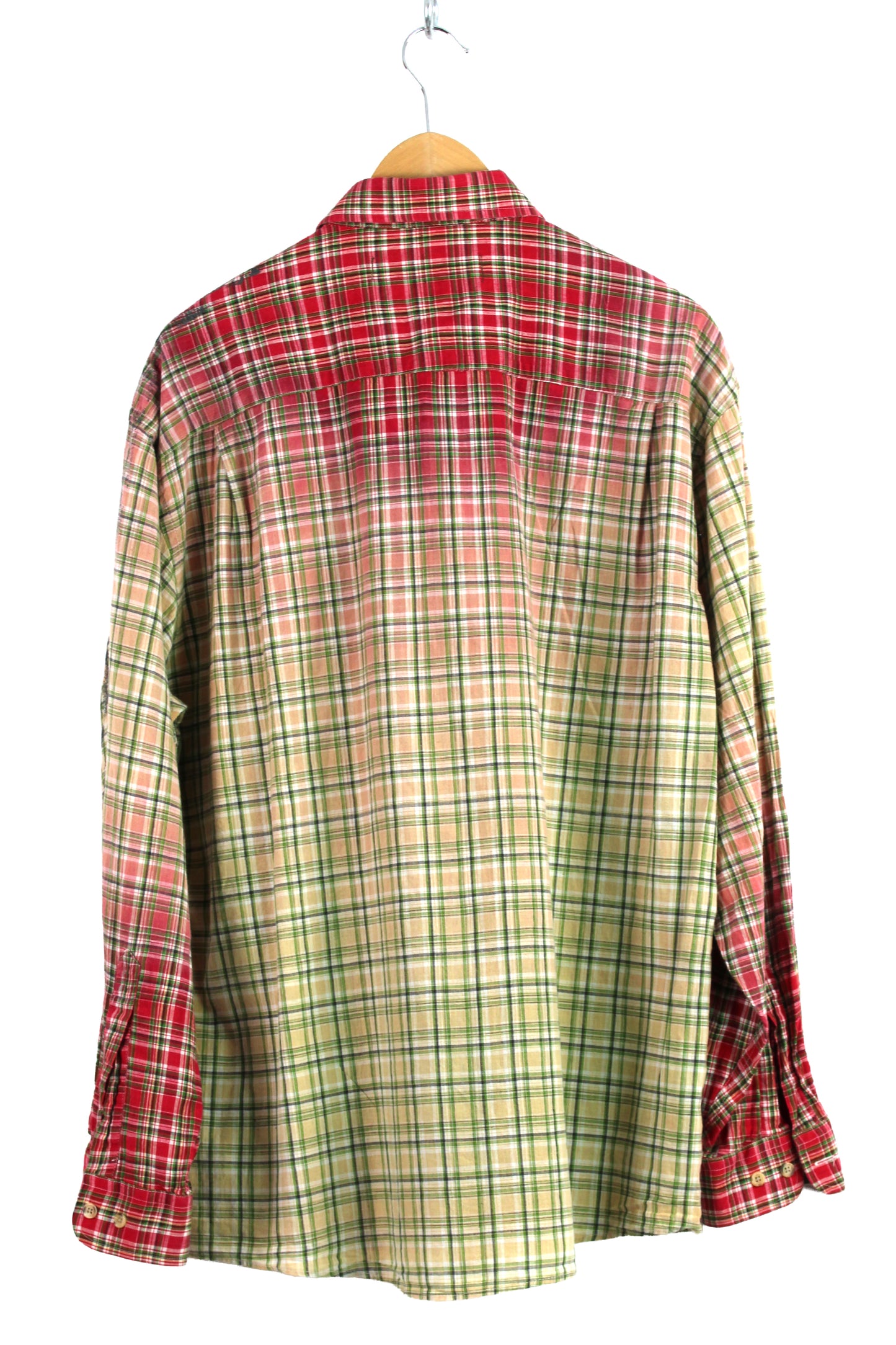 Men's Faded Plaid Shirt