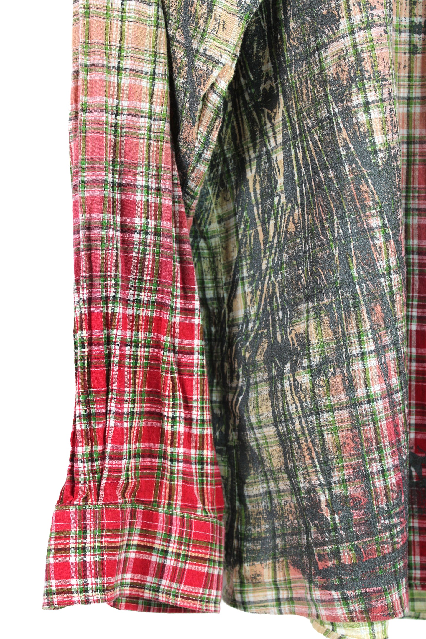 Men's Faded Plaid Shirt