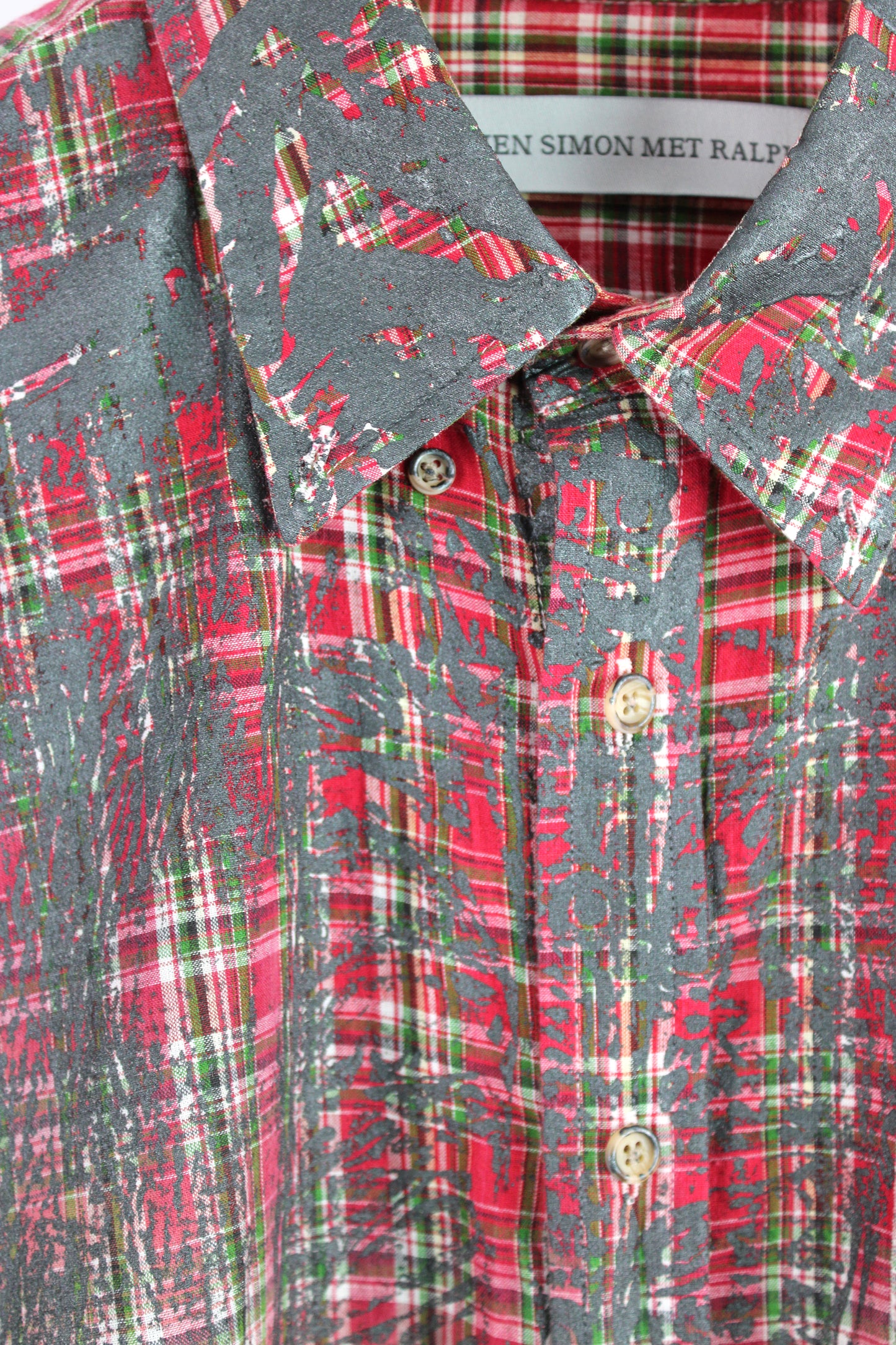 Men's Faded Plaid Shirt