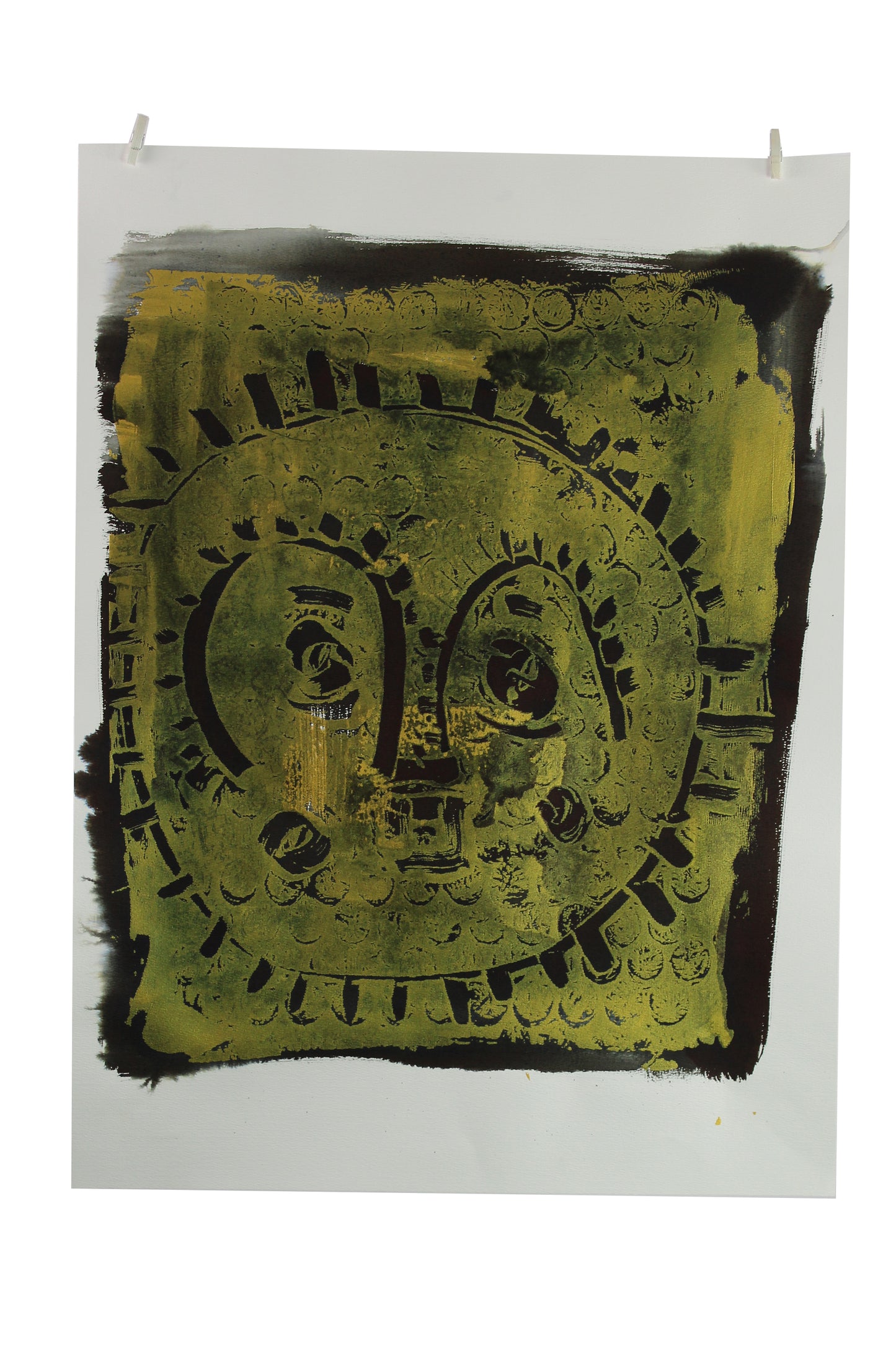 Black and Gold Composite Art