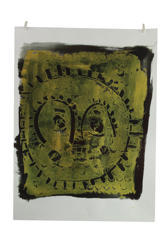 Black and Gold Composite Art