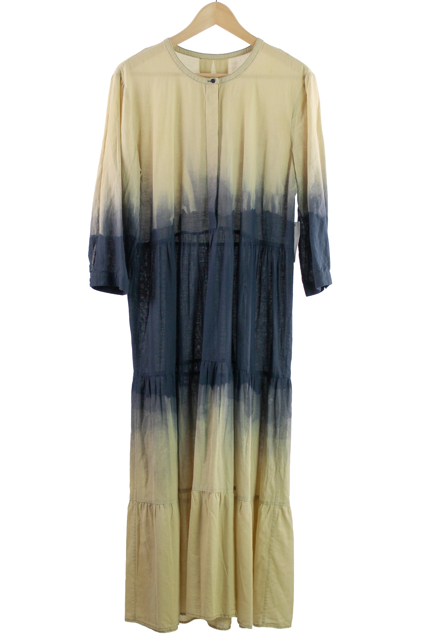 Faded Blue Cotton Prairie Dress