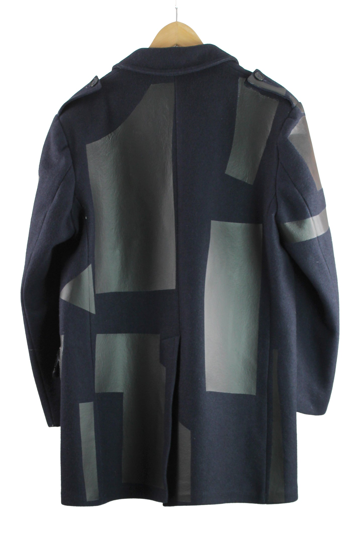 Navy Peacoat with Black Foil
