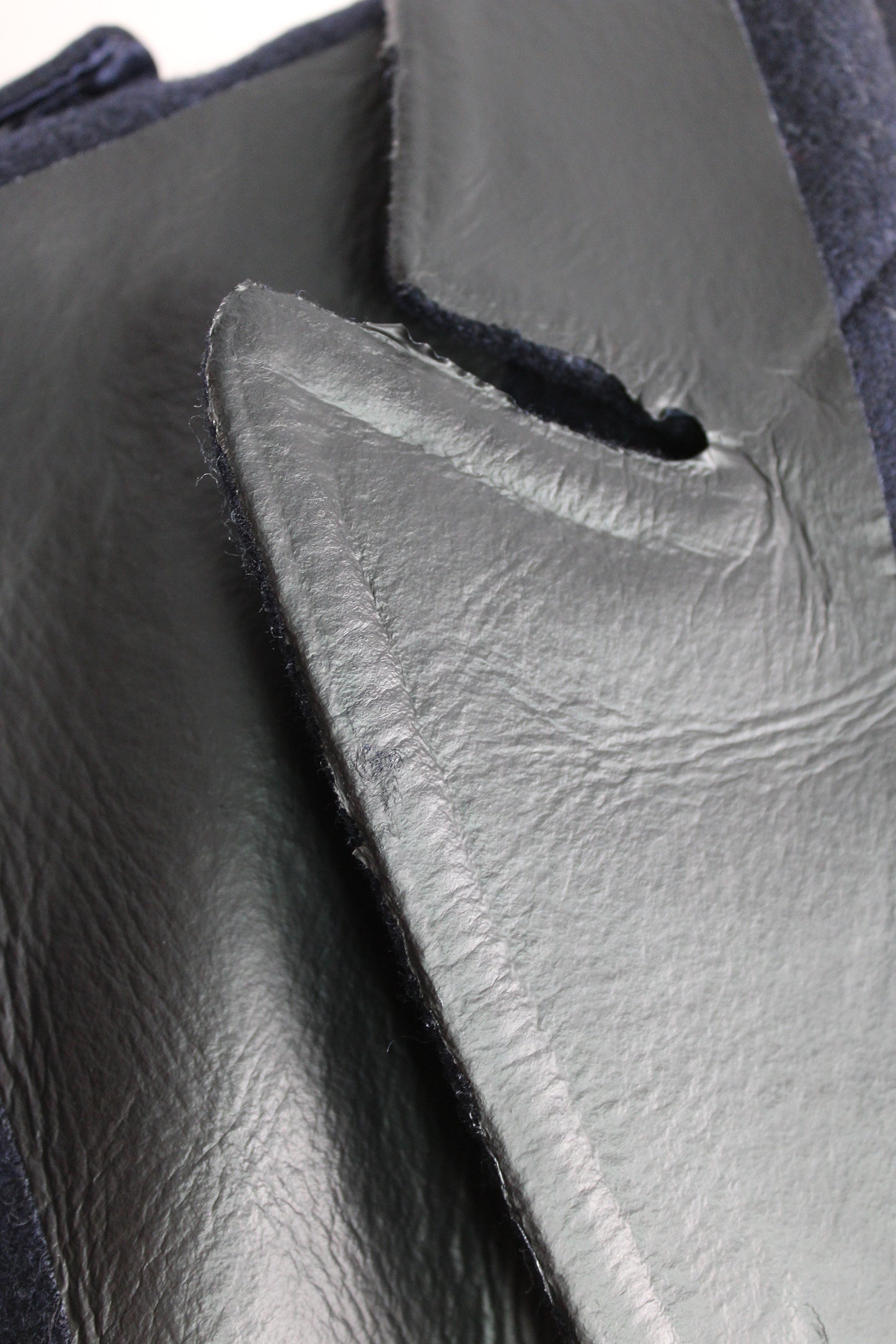 Navy Peacoat with Black Foil